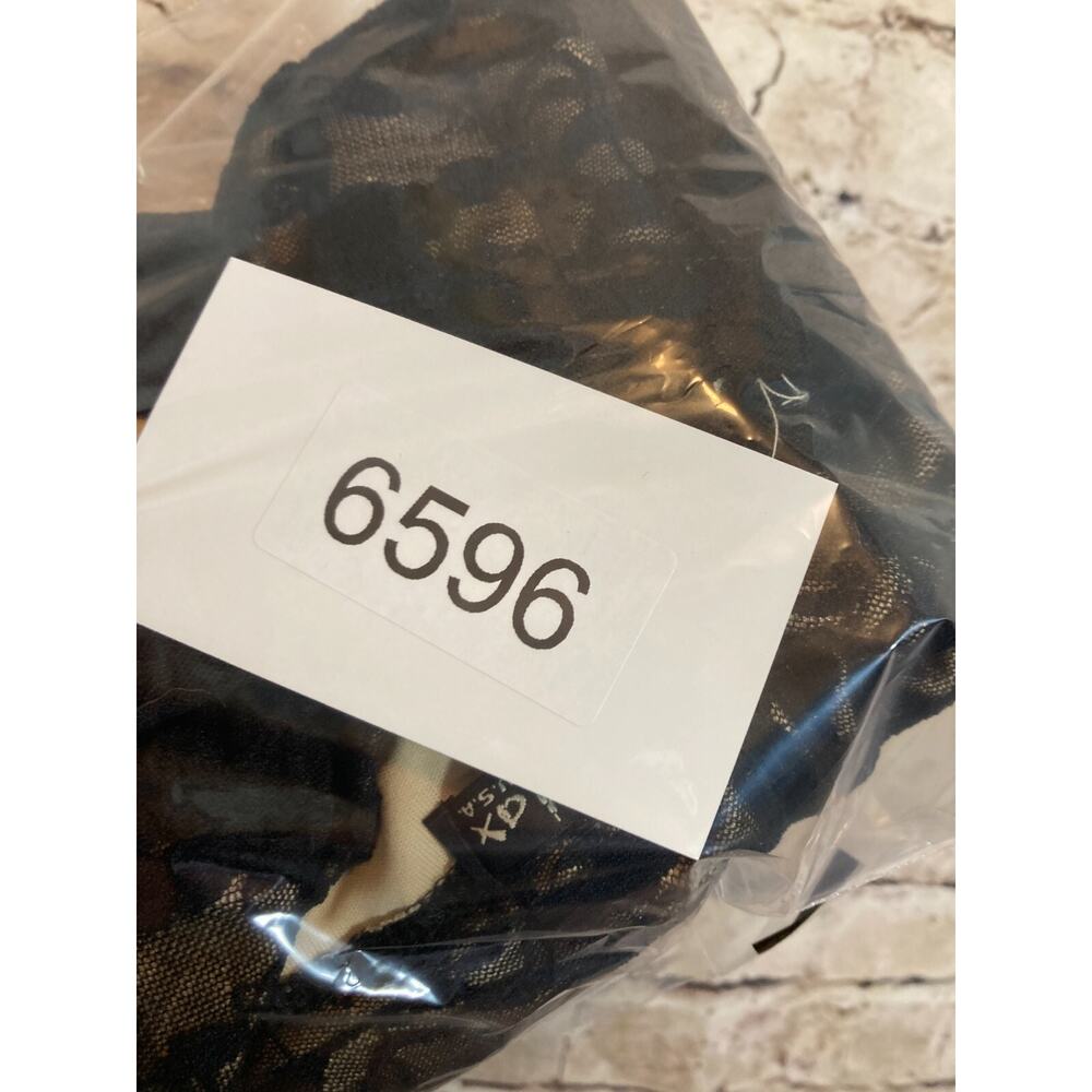 Jessica Max U.S.A. Top Womens Medium Black All Over Lace Fairy Whimsigoth Grunge - Picture 9 of 12